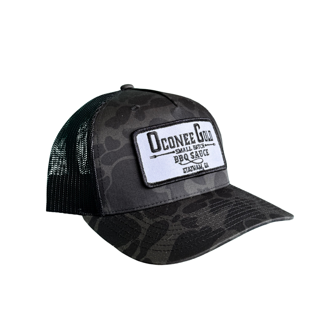 OG Black and Grey Duck Camo Trucker Hat