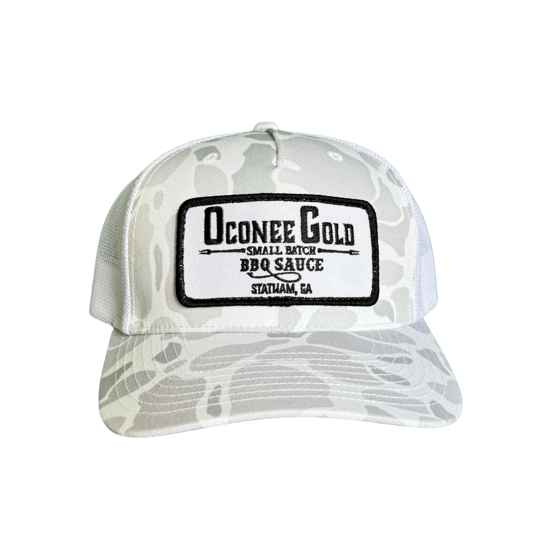 OG White and Grey Duck Camo Trucker Hat