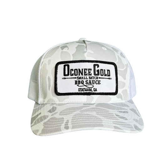 OG White and Grey Duck Camo Trucker Hat