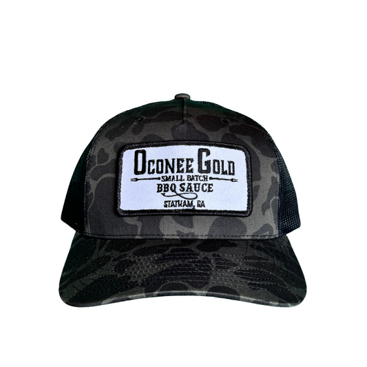 OG Black and Grey Duck Camo Trucker Hat